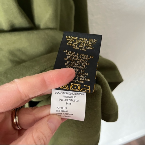 Browning Pullover Men's 2X Green Tom 1/4 Zip Sweatshirt NWT - Picture 8 of 10